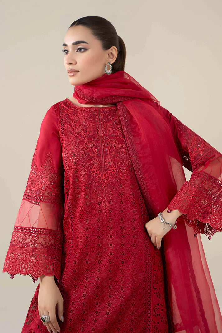 Maria B | Luxury Winter Pret 25 | DW-EF25-08-Red
