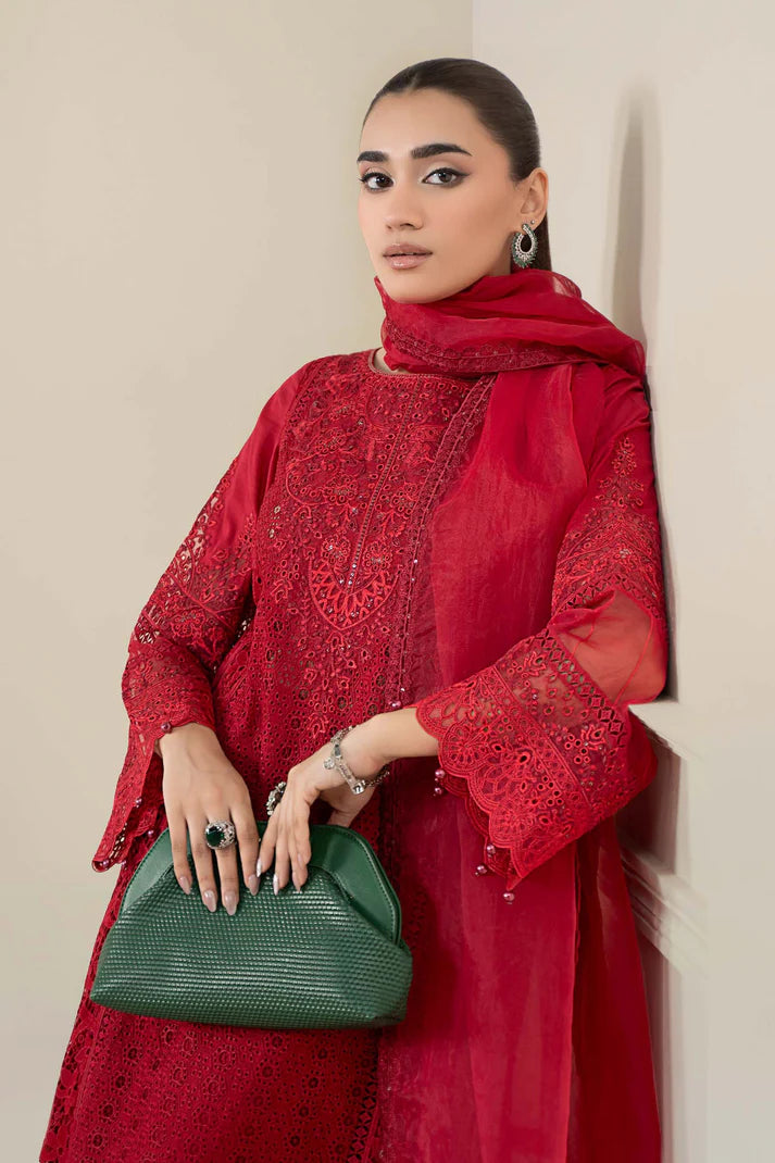Maria B | Luxury Winter Pret 25 | DW-EF25-08-Red