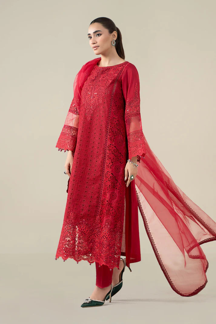 Maria B | Luxury Winter Pret 25 | DW-EF25-08-Red
