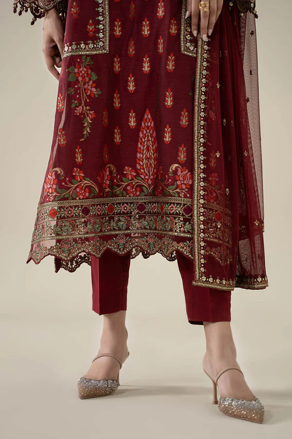 Maria B | Luxury Winter Pret 25 | DW-EA25-59-Red