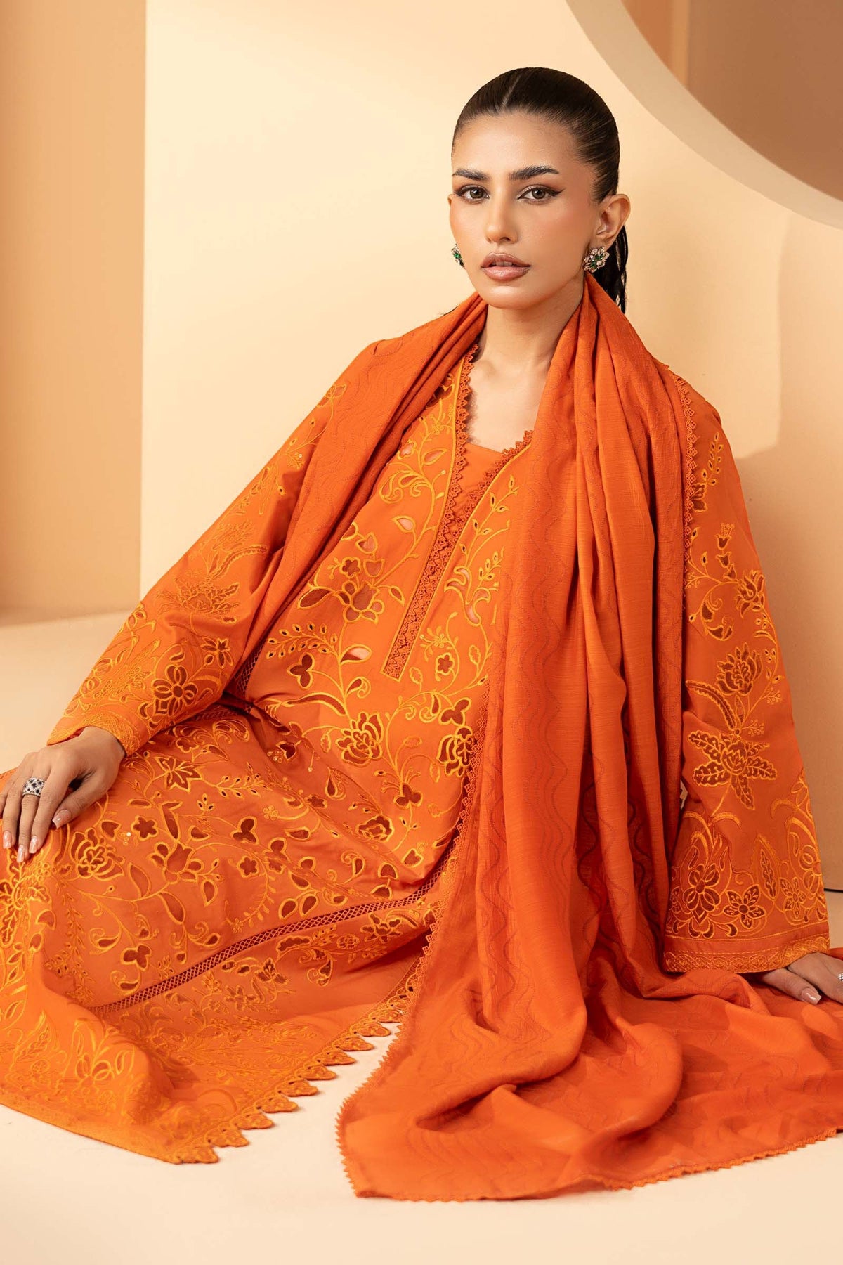 Maria B | Luxury Pret Pre Fall | DW-EF26-30-Orange