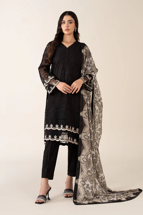 Maria B | Luxury Winter Pret 25 | DW-MN24-10R1-Black