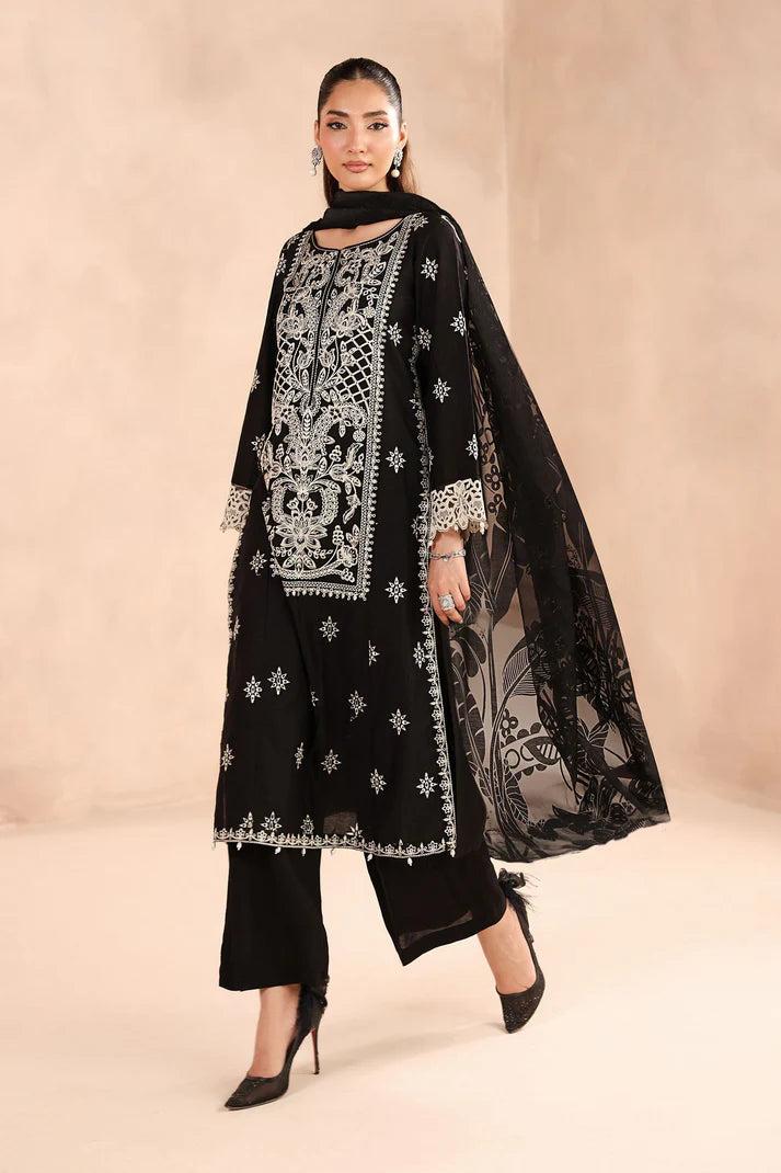 Maria B | Luxury Winter Pret 25 | DW-MN25-06-Black