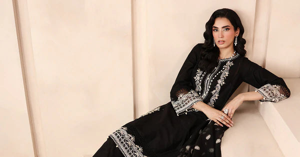 Maria B | Luxury Winter Pret 25 | DW-MN25-13-Black