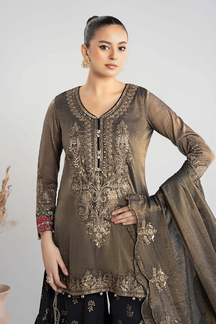 Maria B | Pre Fall Dresses | 3 Piece Embroidered Masoori Suit ZB