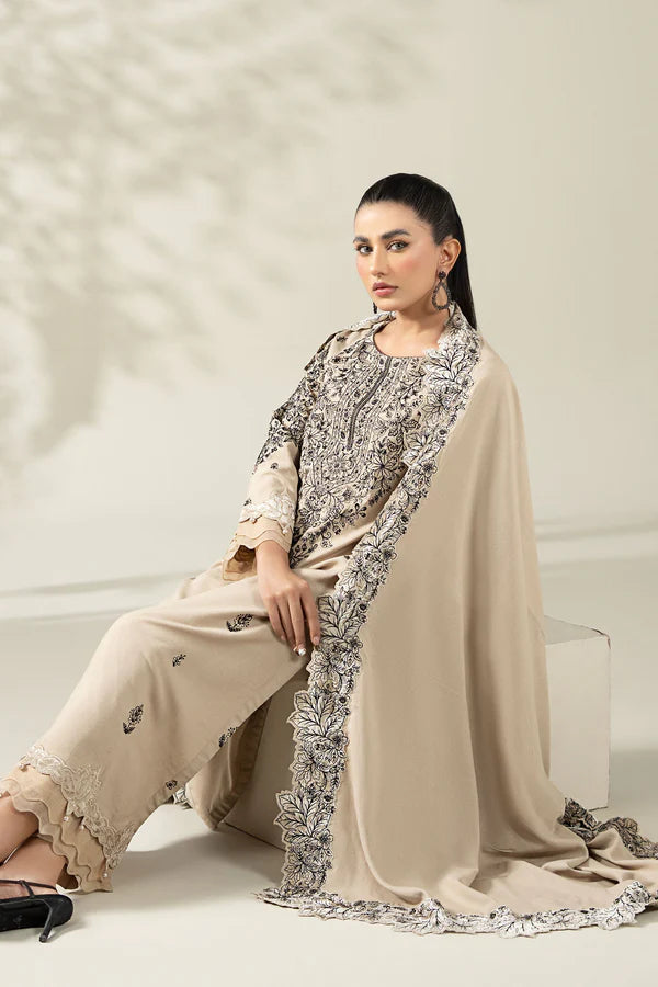 Maria B | Luxury Winter Pret 25 | DW-W25-47-BEIGE