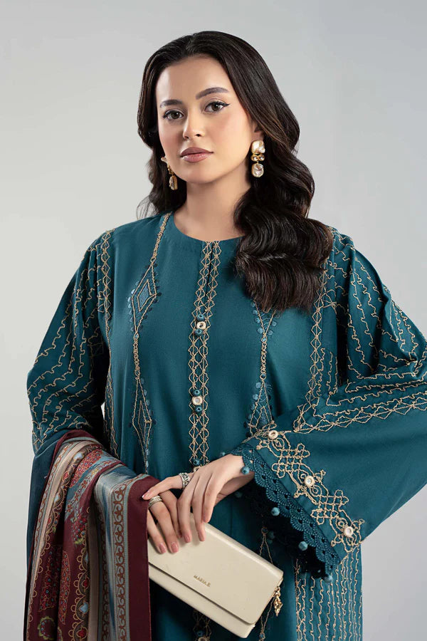 Maria B | Luxury Winter Pret 25 | DW-W25-51-Blue