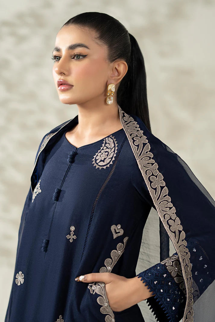 Maria B | Luxury Winter Pret 25 | DW-W25-54-Blue