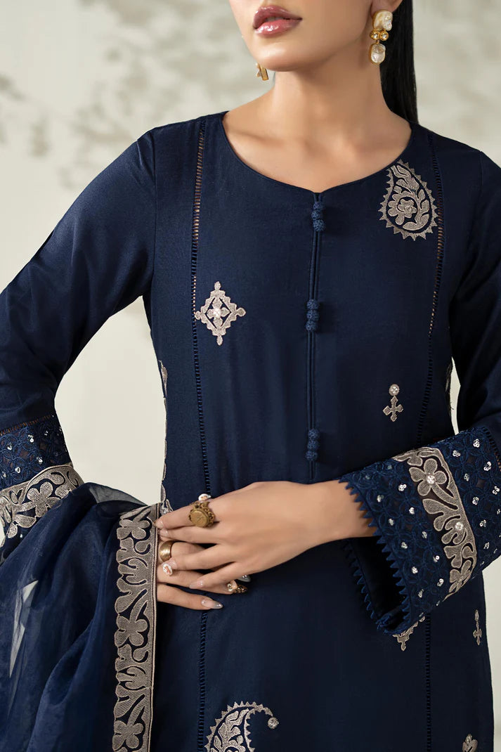Maria B | Luxury Winter Pret 25 | DW-W25-54-Blue