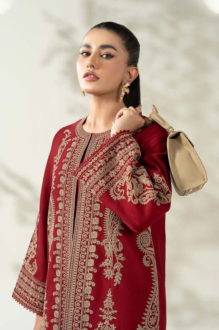 Maria B | Luxury Winter Pret 25 | DW-W25-58-Maroon