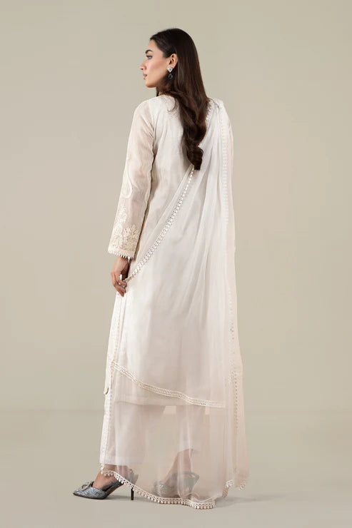 Maria B | Luxury Winter Pret 25 | DW-EA25-76-Off White