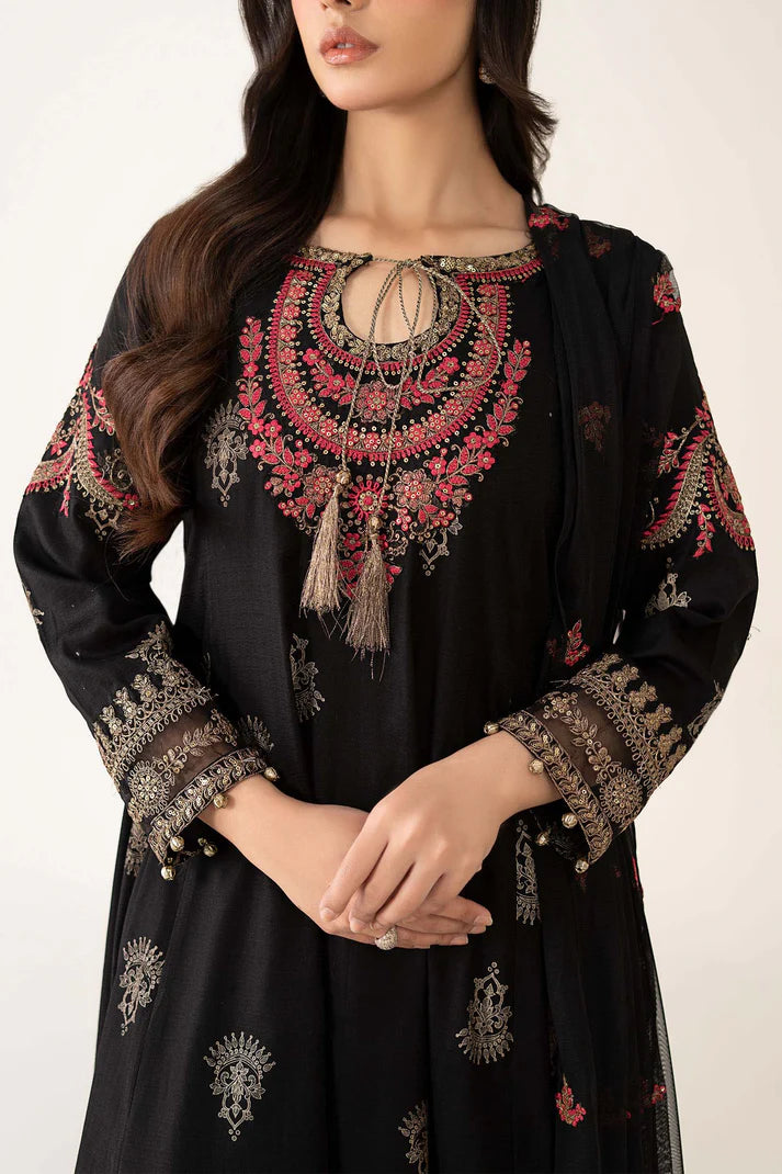 Maria B | Luxury Winter Pret 25 | DW-EF22-13R1-Black