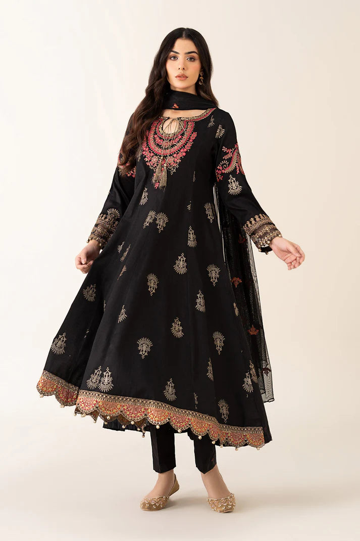 Maria B | Luxury Winter Pret 25 | DW-EF22-13R1-Black