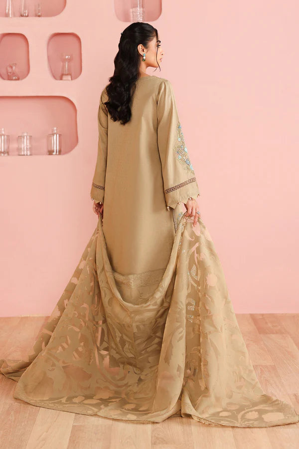 Maria B | Luxury Winter Pret 25 | DW-PF25-03-Coffee