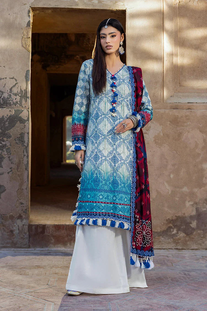 Ellena | Chunri Collection 26 | 3-PC Unstitched Printed Lawn Suit