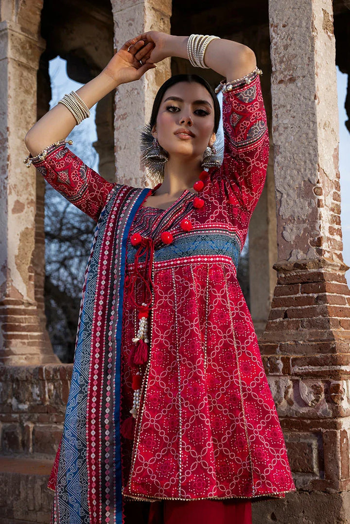 Ellena | Chunri Collection 26 | 3-PC Unstitched Printed Lawn Suit