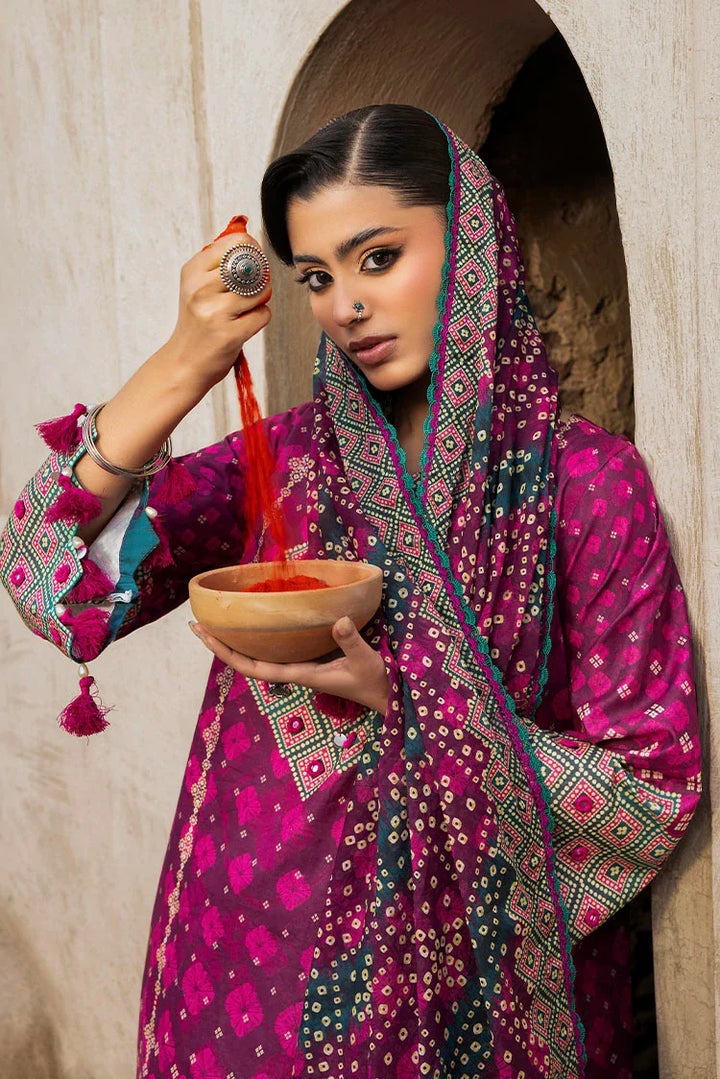 Ellena | Chunri Collection 26 | 3-PC Unstitched Printed Lawn Suit