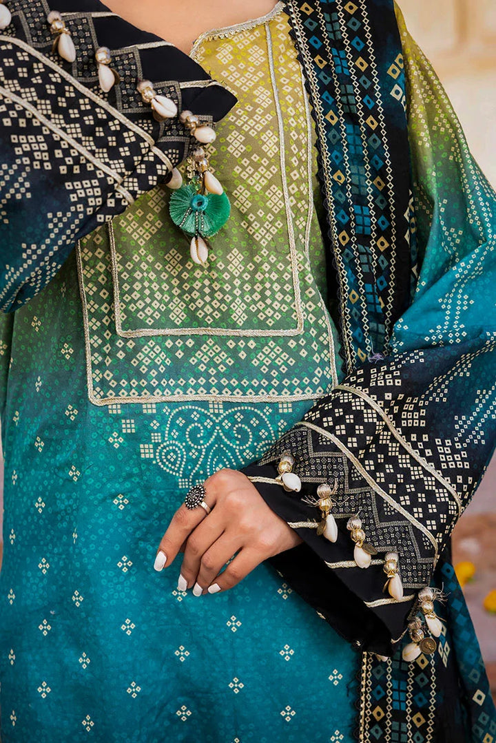 Ellena | Chunri Collection 26 | 3-PC Unstitched Printed Lawn Suit