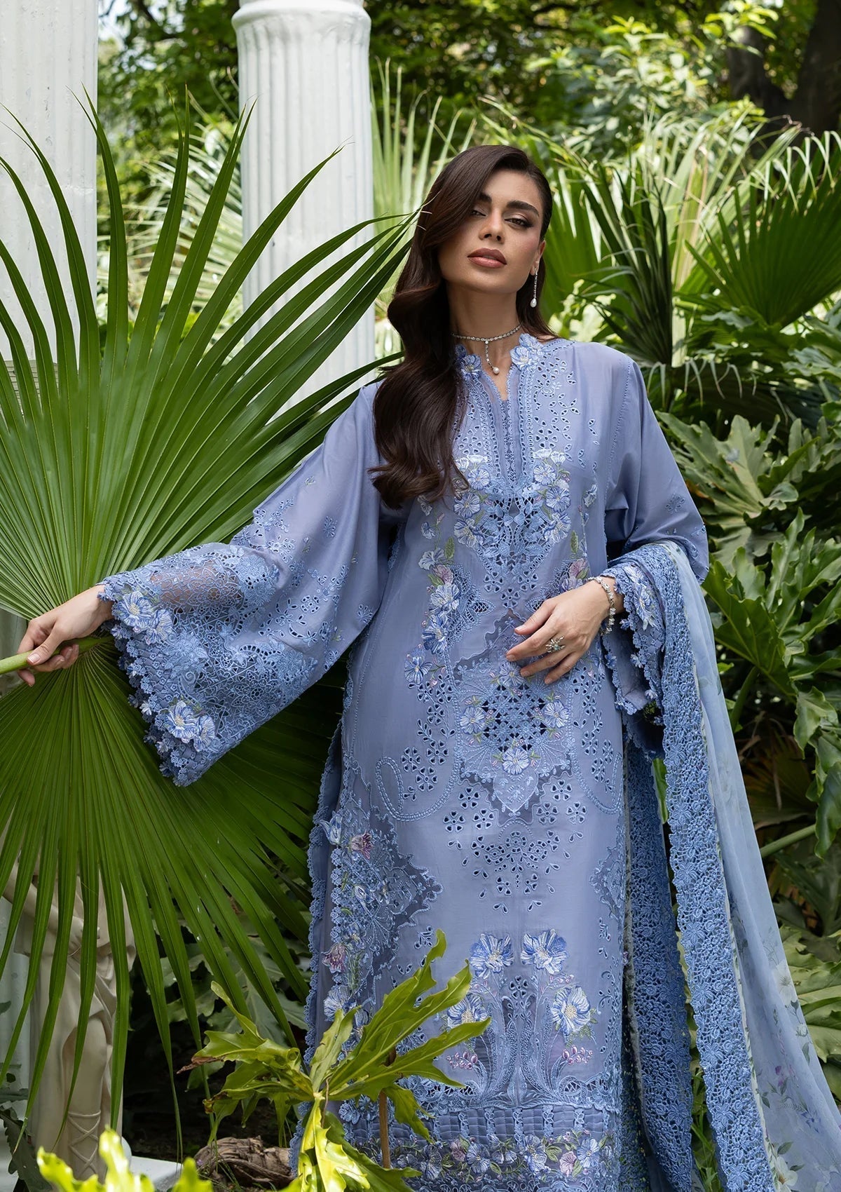 Elaf Premium | Luxury Lawn 26 | ELQ-2B LAVENDER LUXE