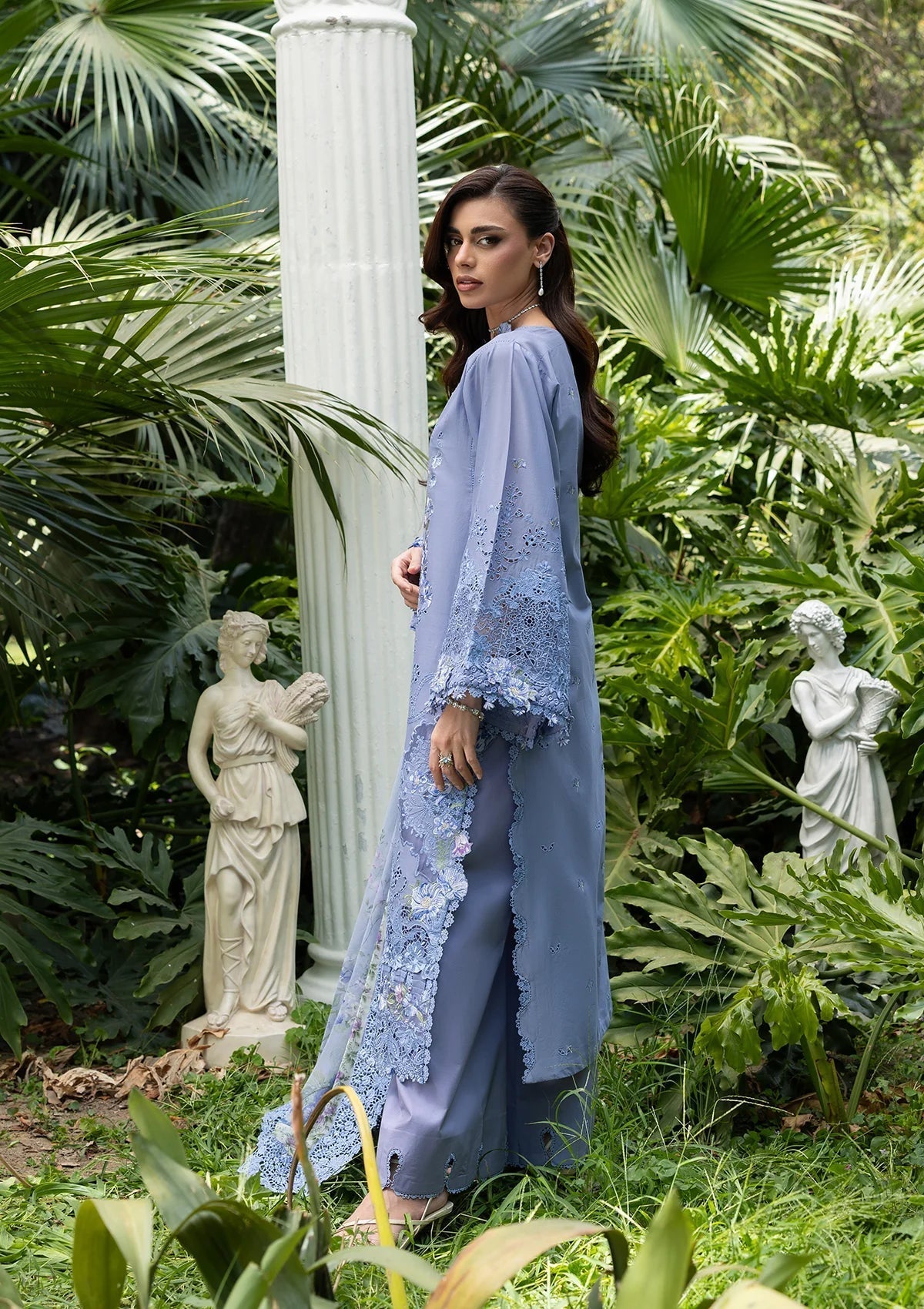 Elaf Premium | Luxury Lawn 26 | ELQ-2B LAVENDER LUXE