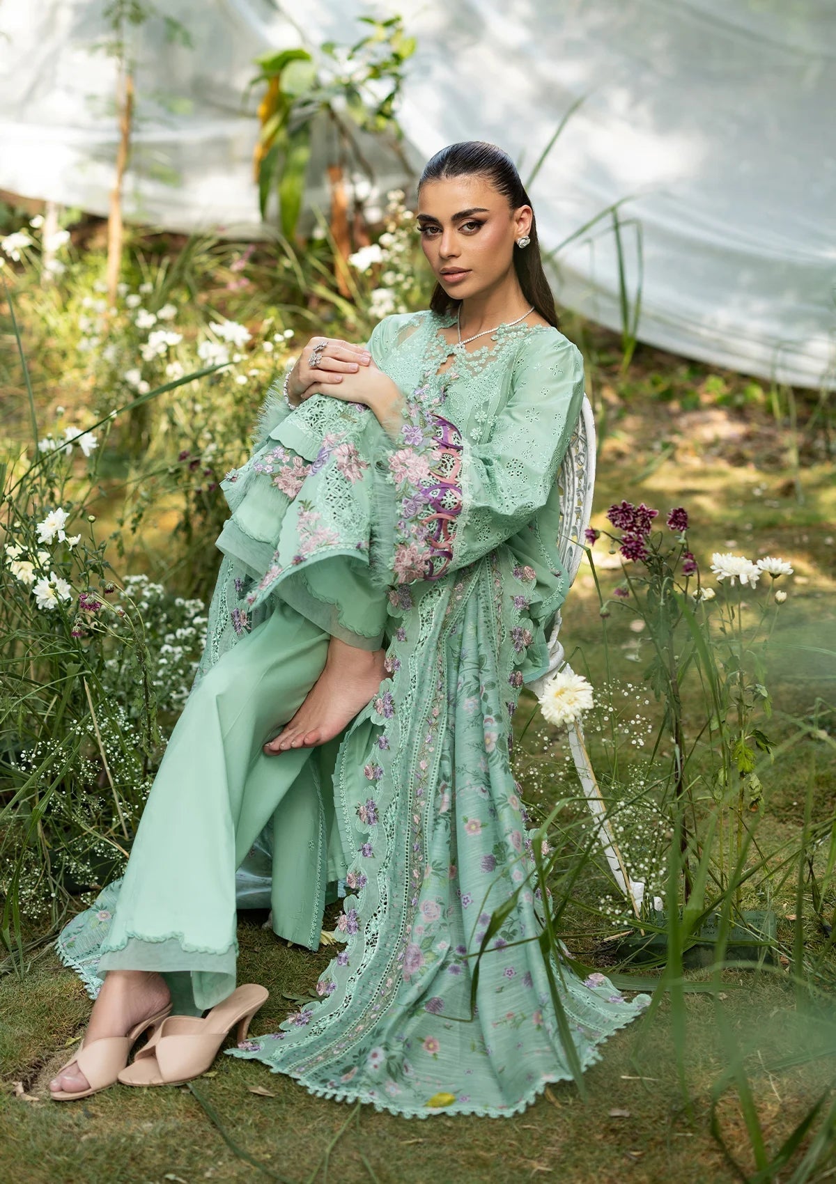 Elaf Premium | Luxury Lawn 26 | ELQ-3A DAISY CHAIN