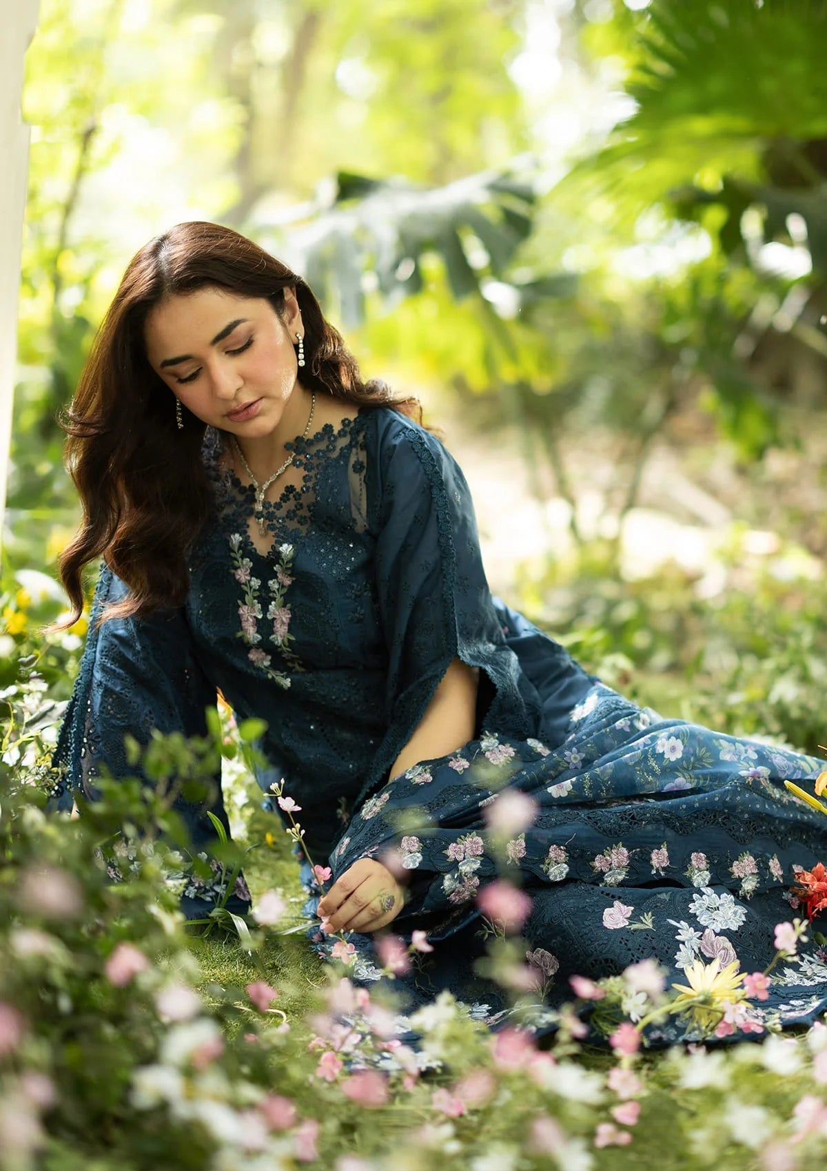 Elaf Premium | Luxury Lawn 26 | ELQ-3B EMERALD FERN