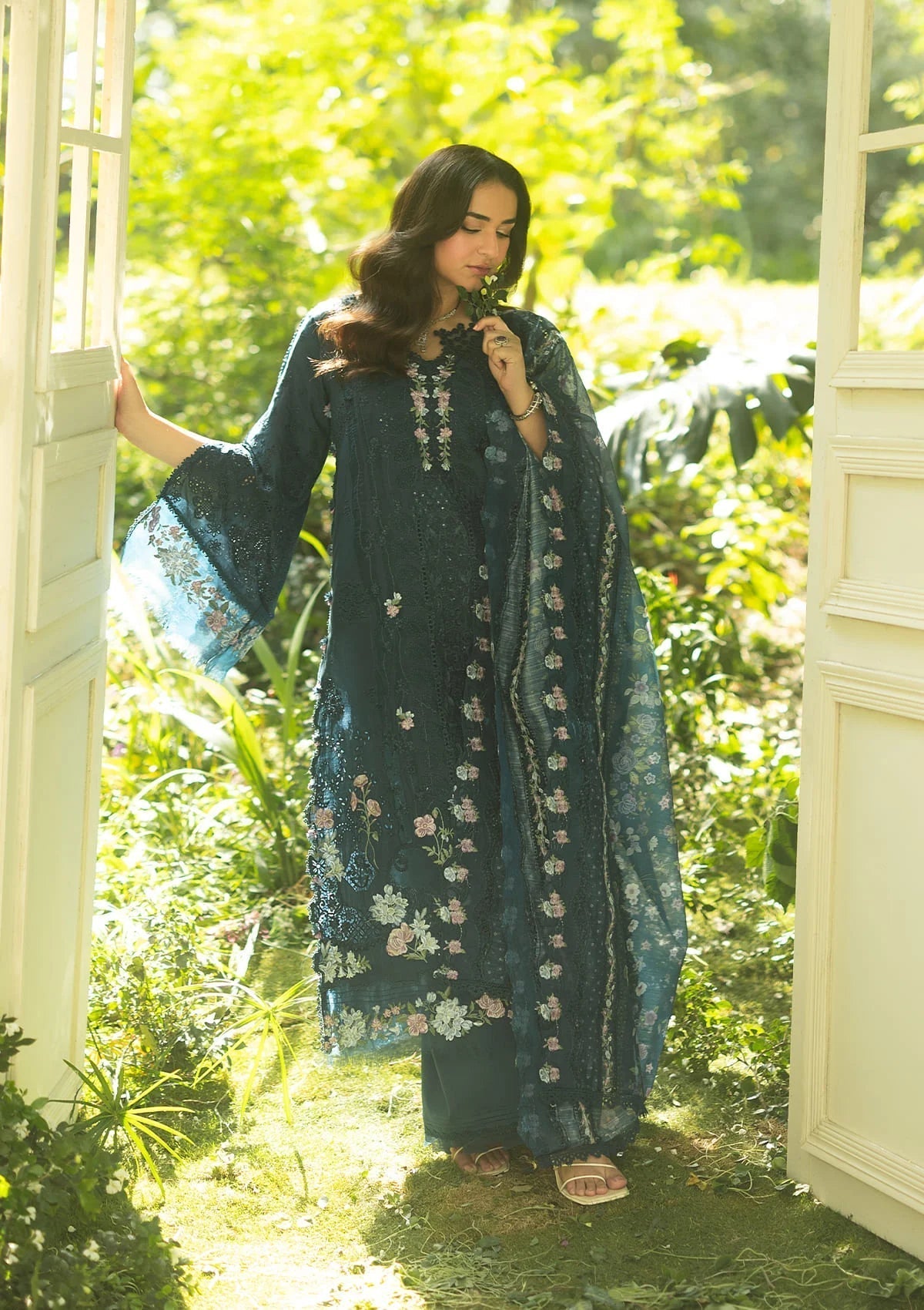 Elaf Premium | Luxury Lawn 26 | ELQ-3B EMERALD FERN