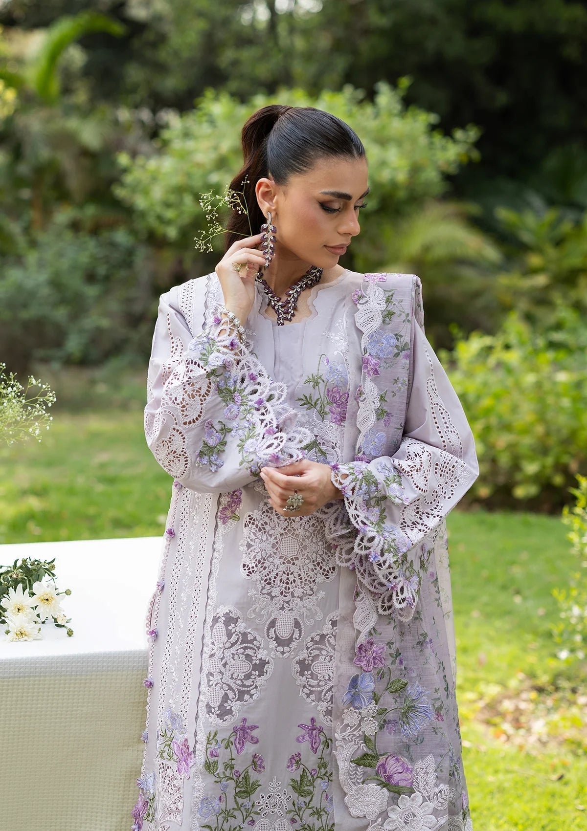 Elaf Premium | Luxury Lawn 26 | ELQ-4B PURE PLUM