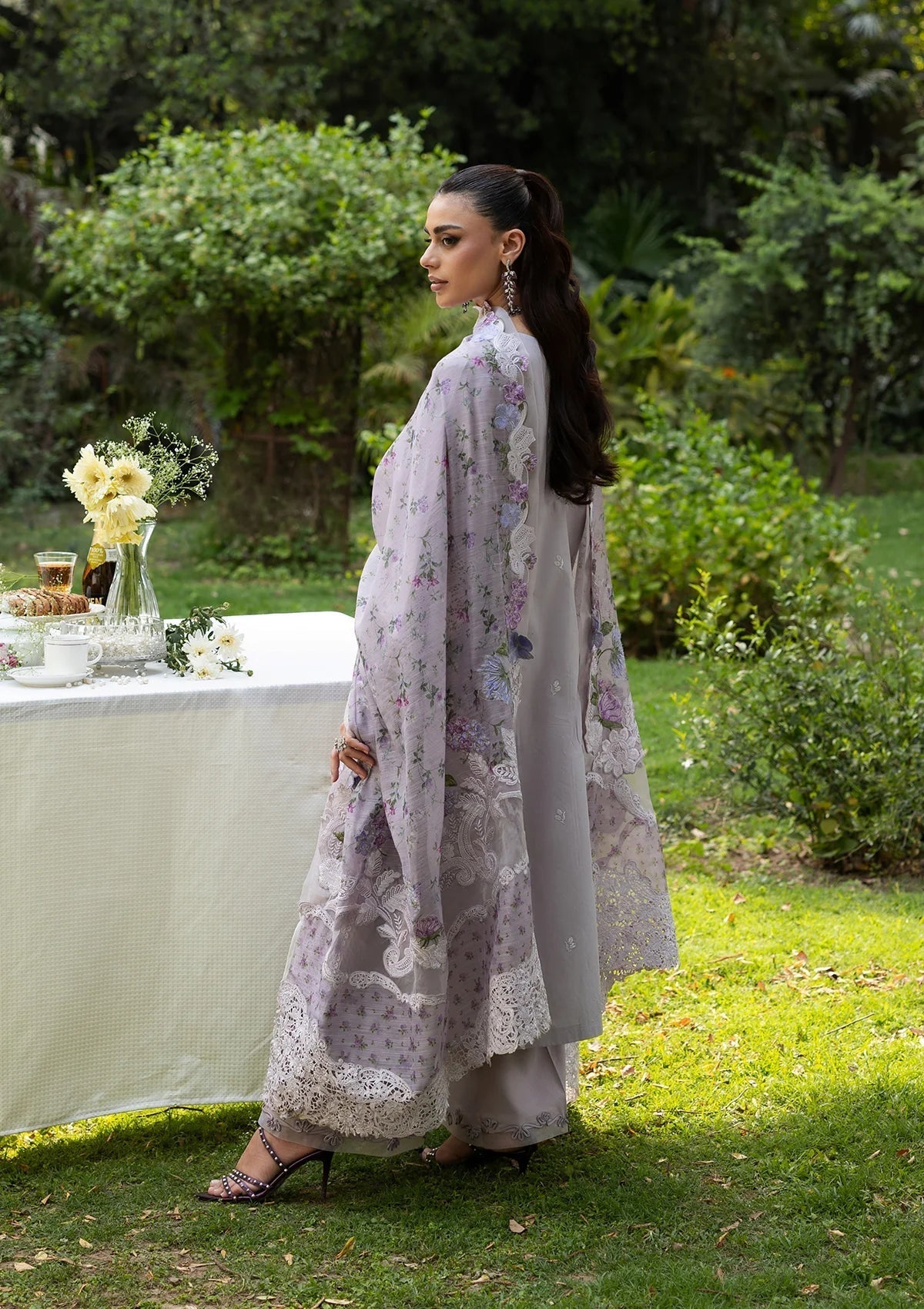 Elaf Premium | Luxury Lawn 26 | ELQ-4B PURE PLUM