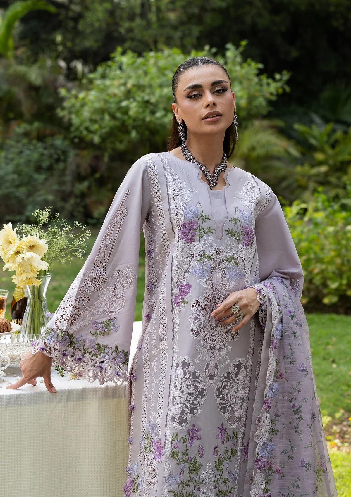 Elaf Premium | Luxury Lawn 26 | ELQ-4B PURE PLUM