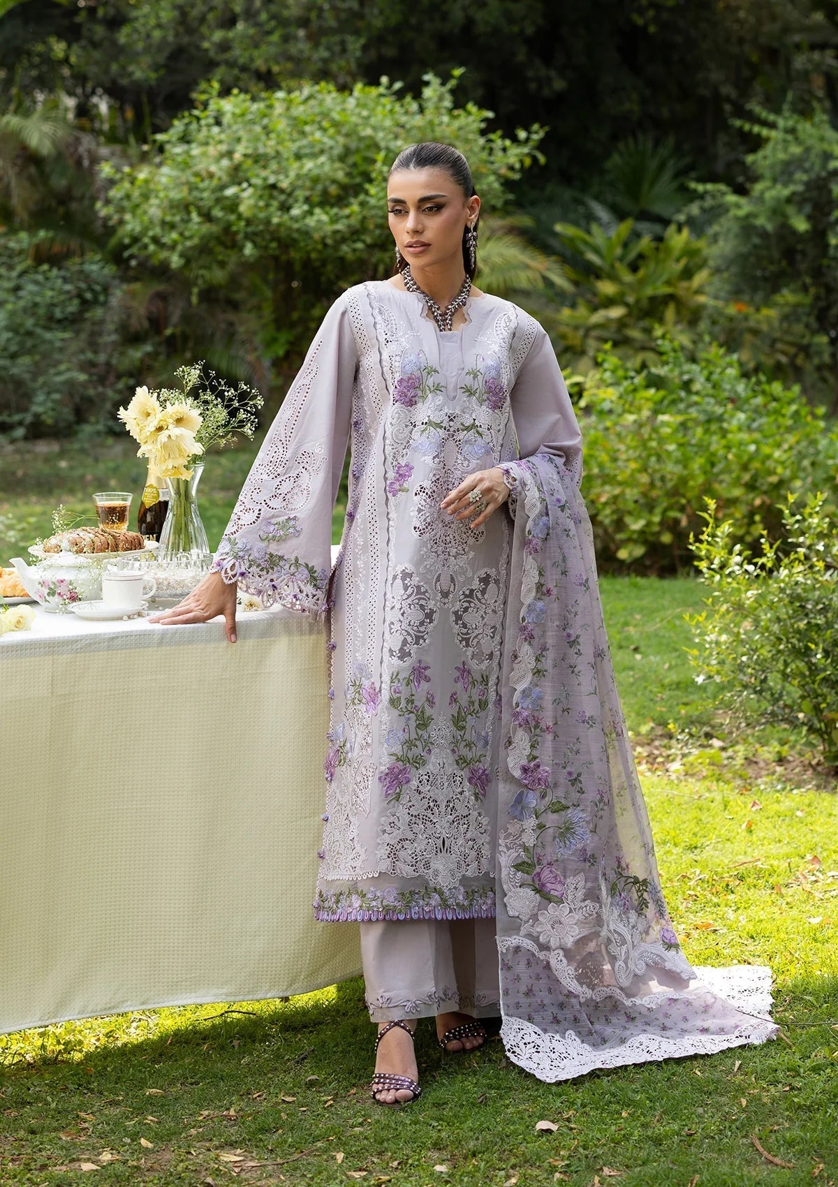 Elaf Premium | Luxury Lawn 26 | ELQ-4B PURE PLUM