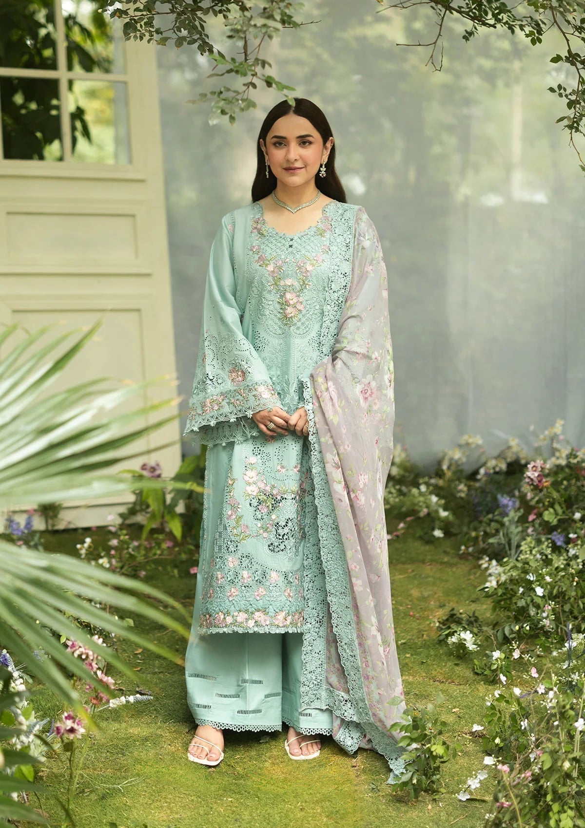 Elaf Premium | Luxury Lawn 26 | ELQ-6B MINT STORY