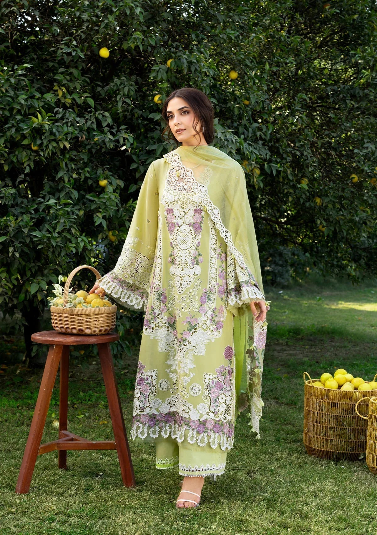Elaf Premium | Luxury Lawn 26 | ELY-08 PISTACHIA