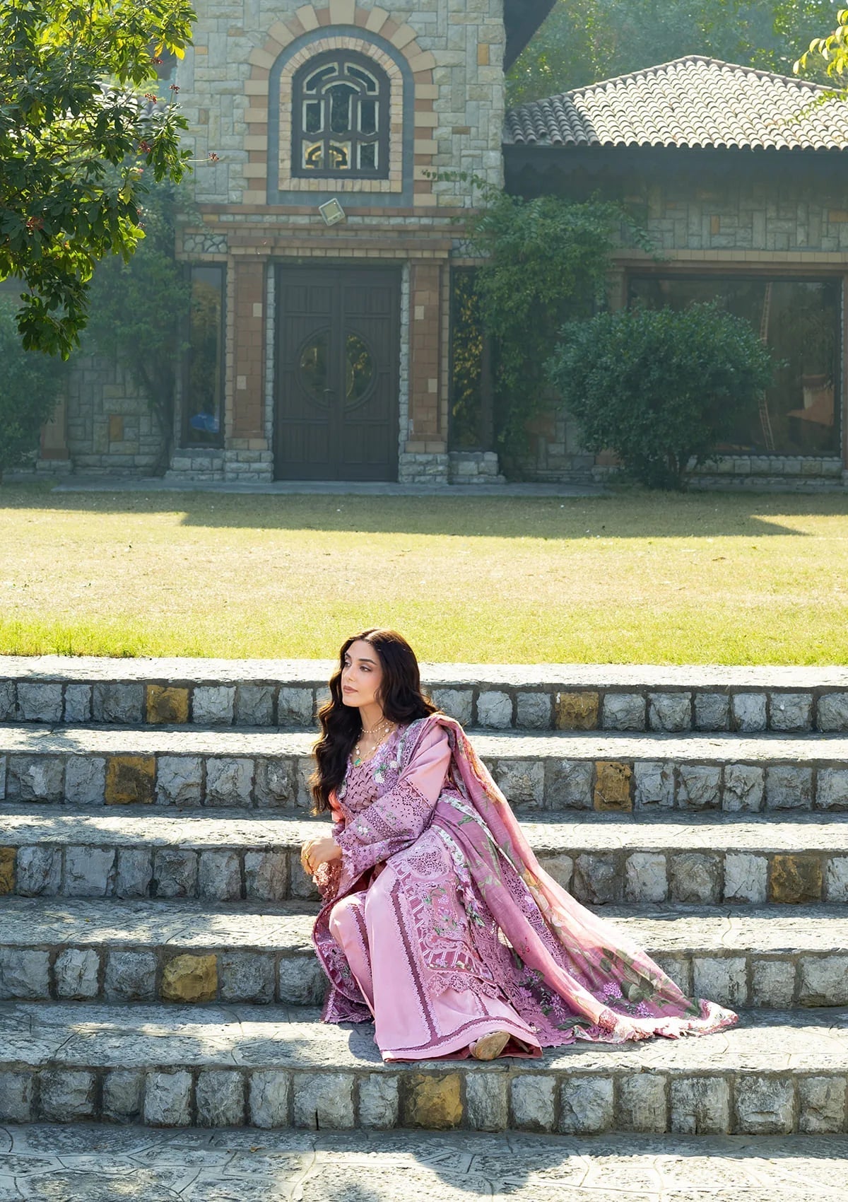 Elaf Premium | Luxury Lawn 26 | ELY-09 ROSEE