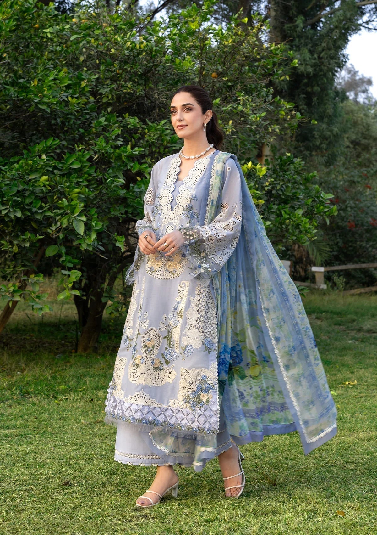 Elaf Premium | Luxury Lawn 26 | ELY-12 SKY BLISS