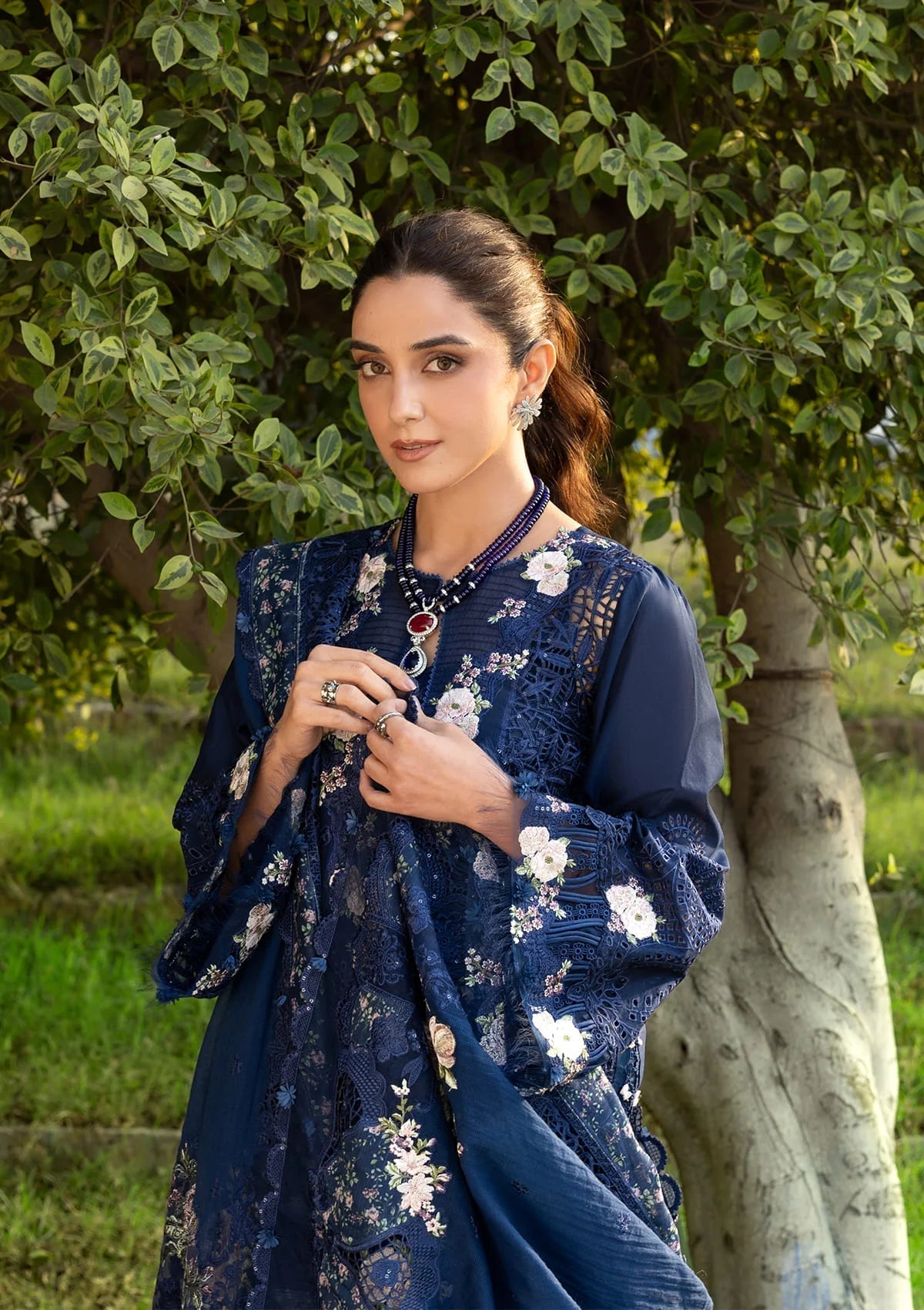Elaf Premium | Luxury Lawn 26 | ELY-4B BLUE BELLE