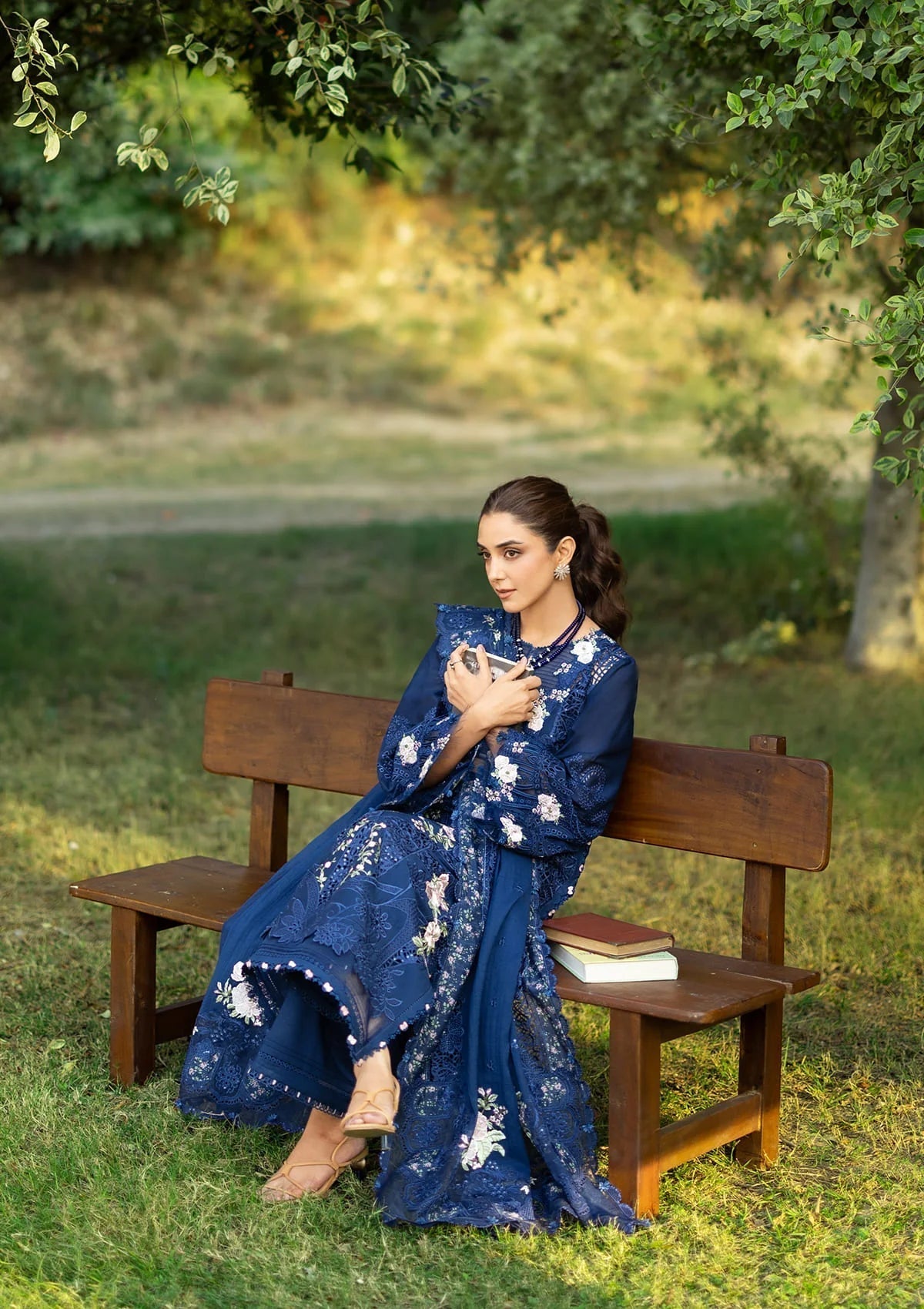 Elaf Premium | Luxury Lawn 26 | ELY-4B BLUE BELLE