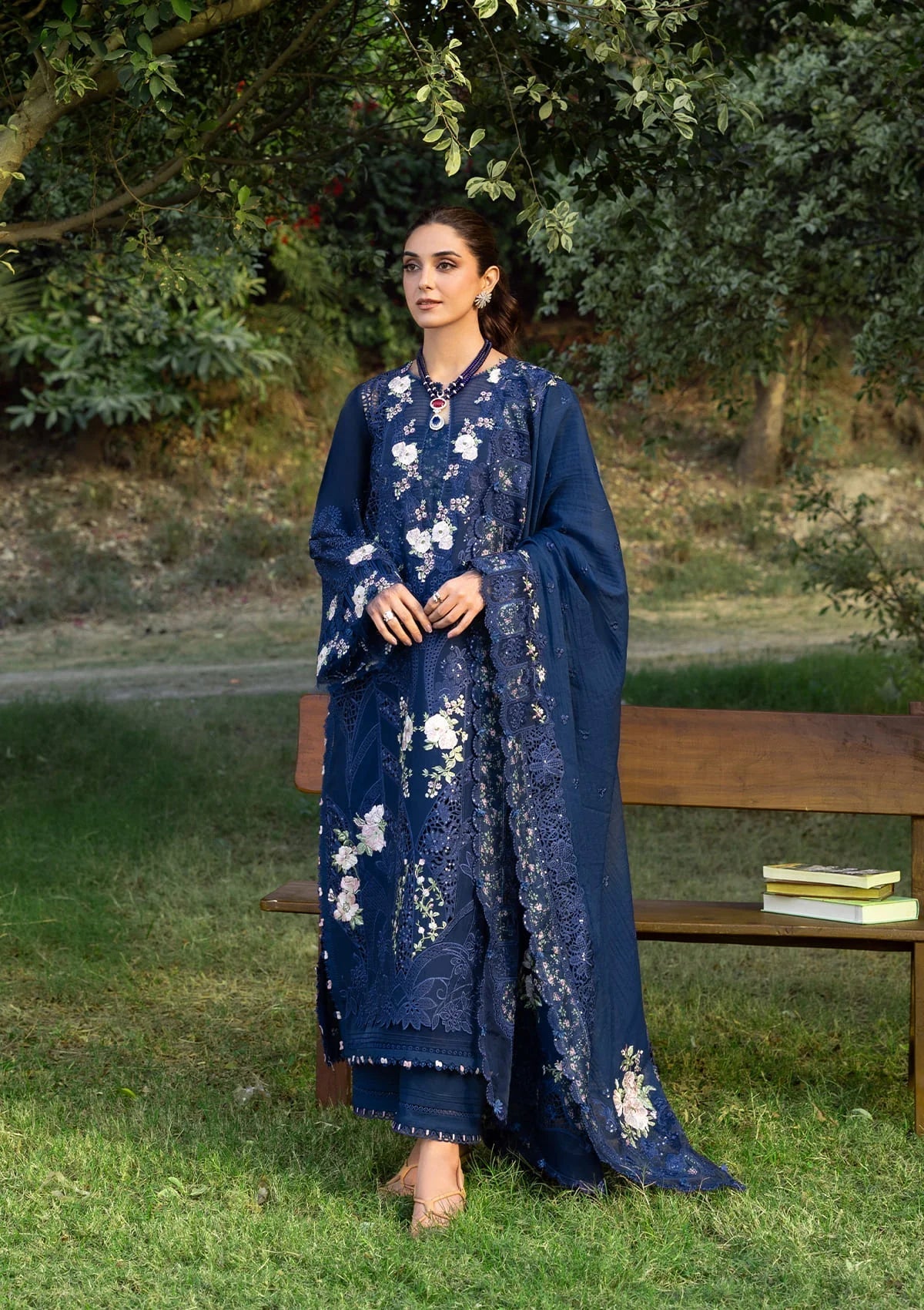 Elaf Premium | Luxury Lawn 26 | ELY-4B BLUE BELLE