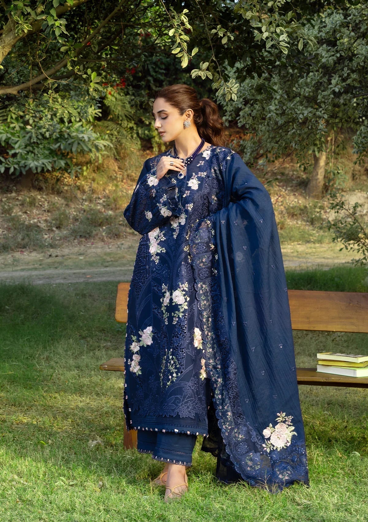 Elaf Premium | Luxury Lawn 26 | ELY-4B BLUE BELLE