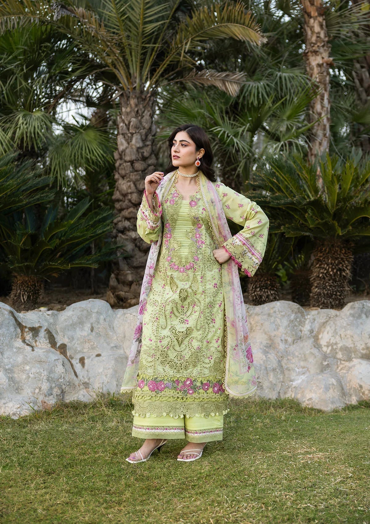 Elaf Premium | Chikankari Prints 26 | ERC-2A HINA