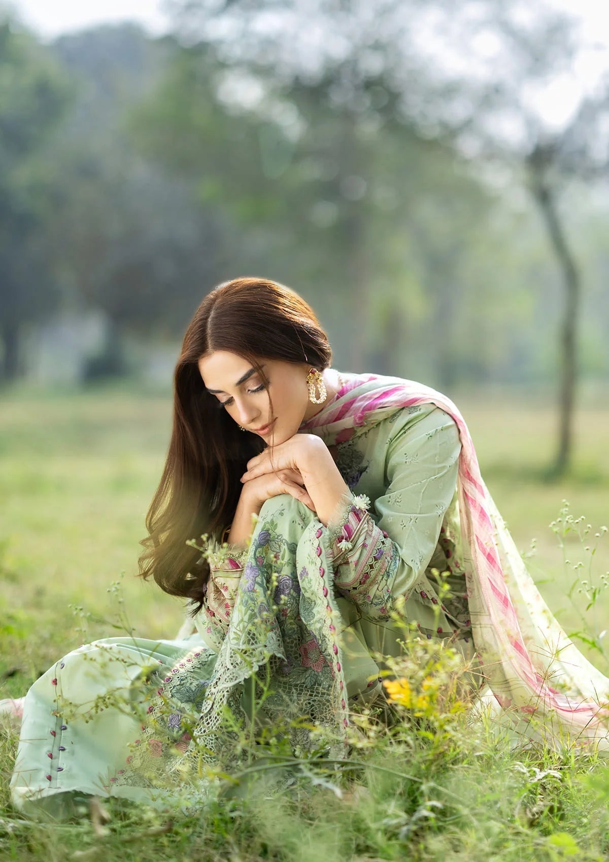 Elaf Premium | Chikankari Prints 26 | ERC-7B NAHL