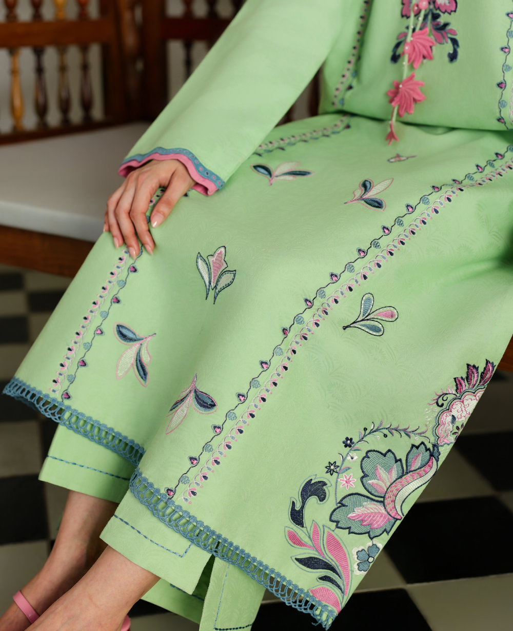Republic Womenswear | Neonma Essential Pret 26 |Pistachio Poise