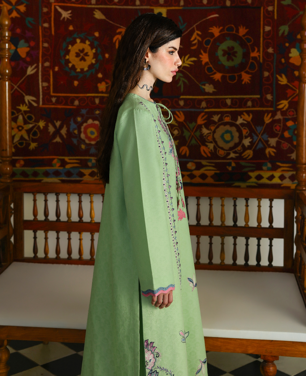 Republic Womenswear | Neonma Essential Pret 26 |Pistachio Poise