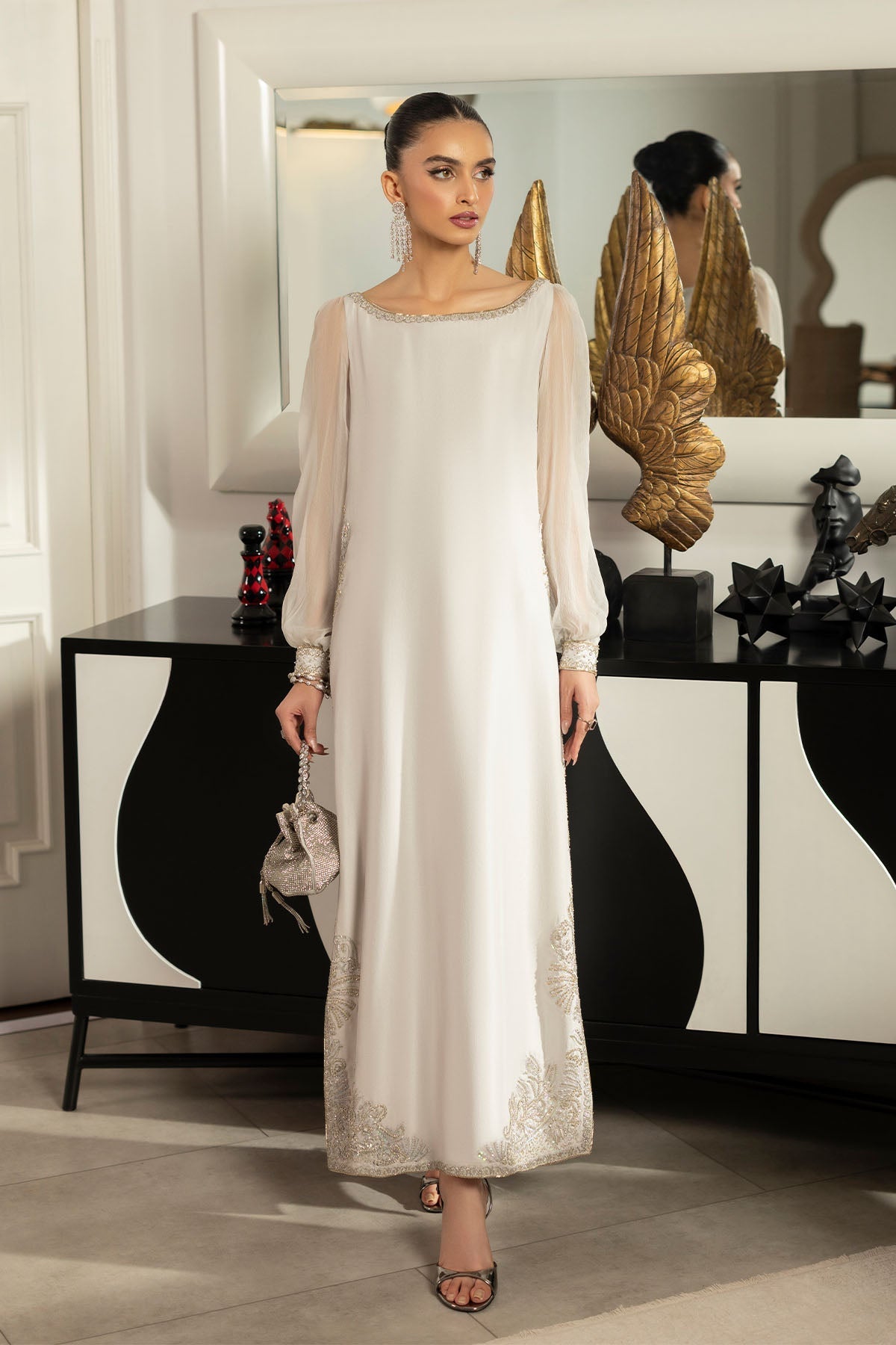 Erum Khan | Elan Formals |Pearl Dusk