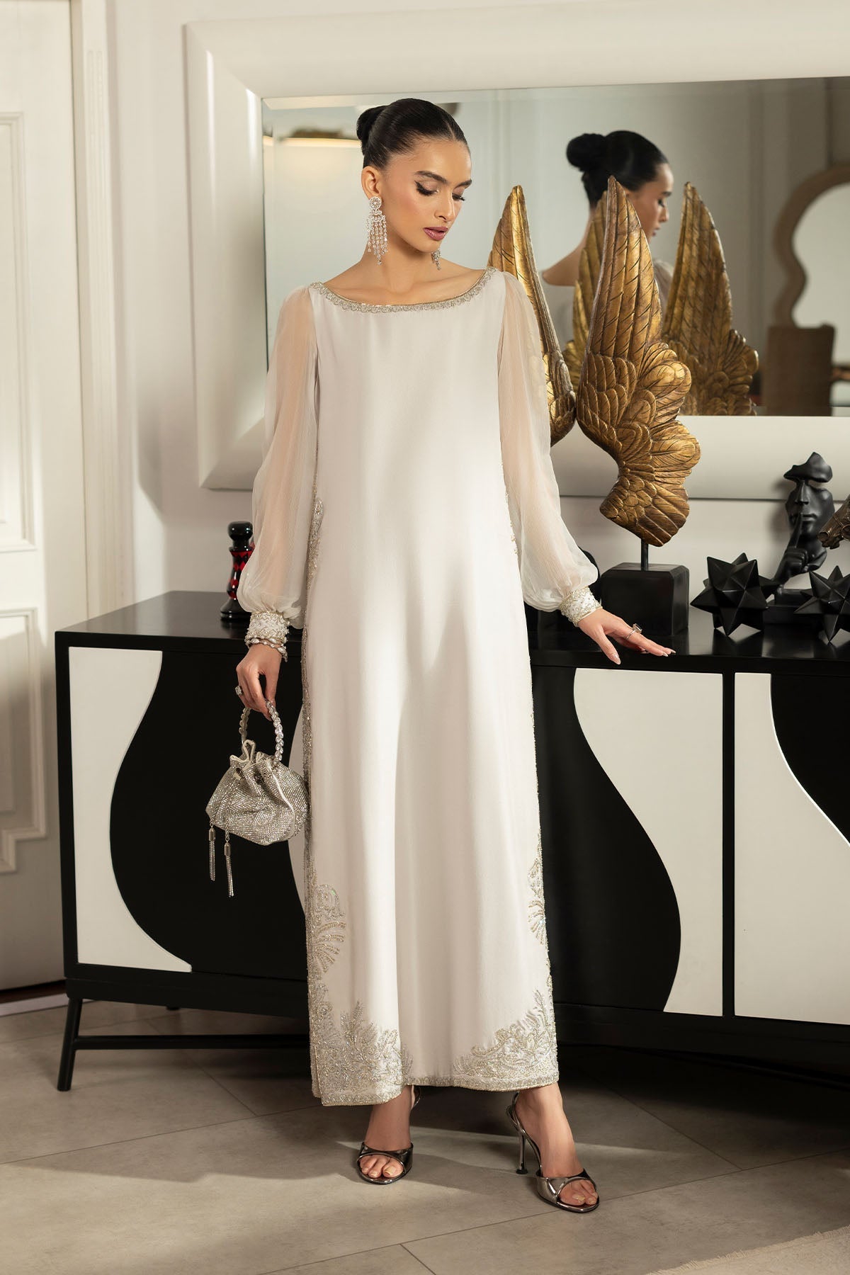 Erum Khan | Elan Formals |Pearl Dusk
