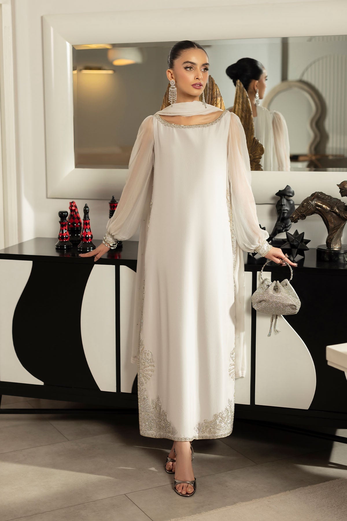 Erum Khan | Elan Formals |Pearl Dusk
