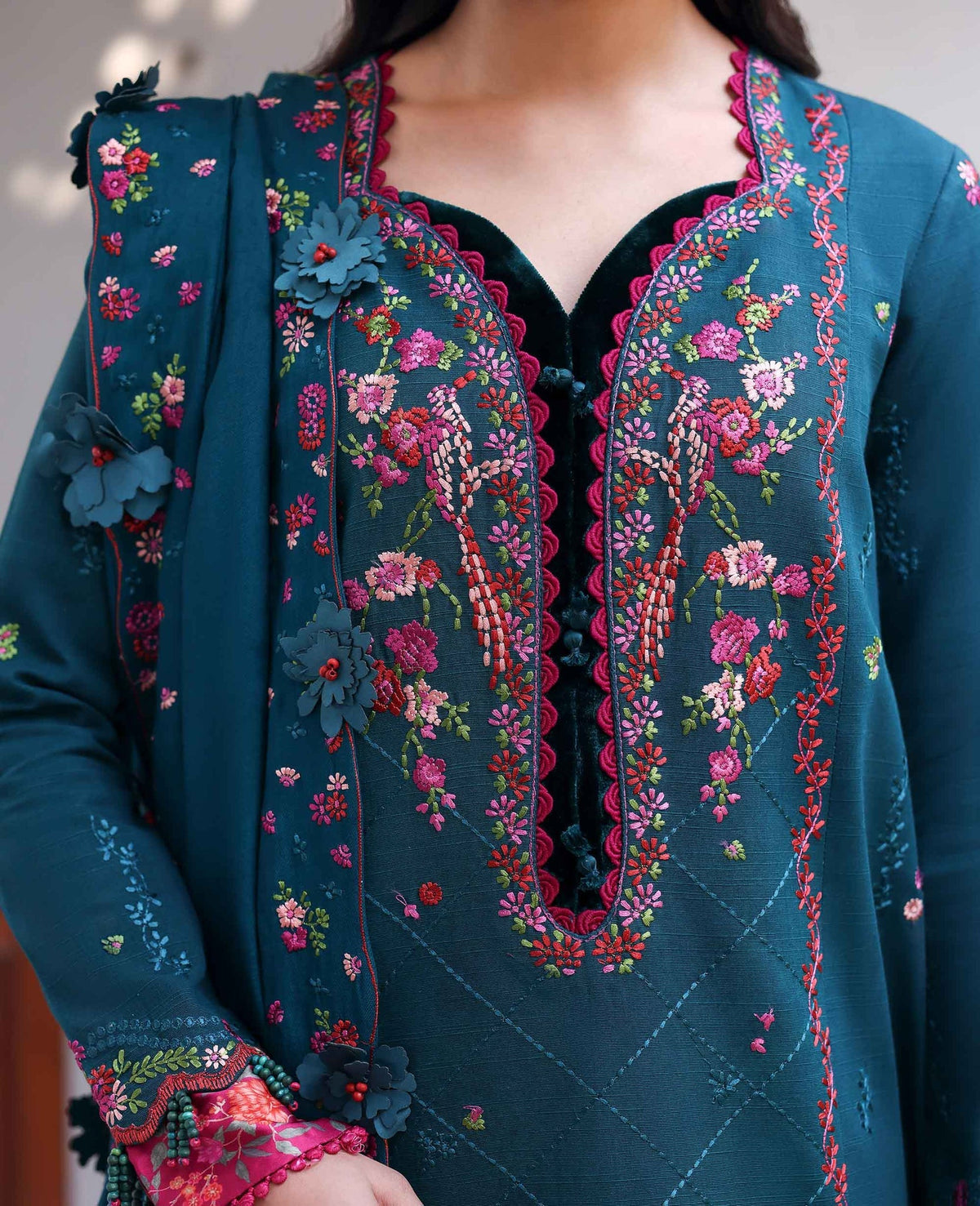 Republic Womenswear | Amaris Luxury Shawl 25 | Evania