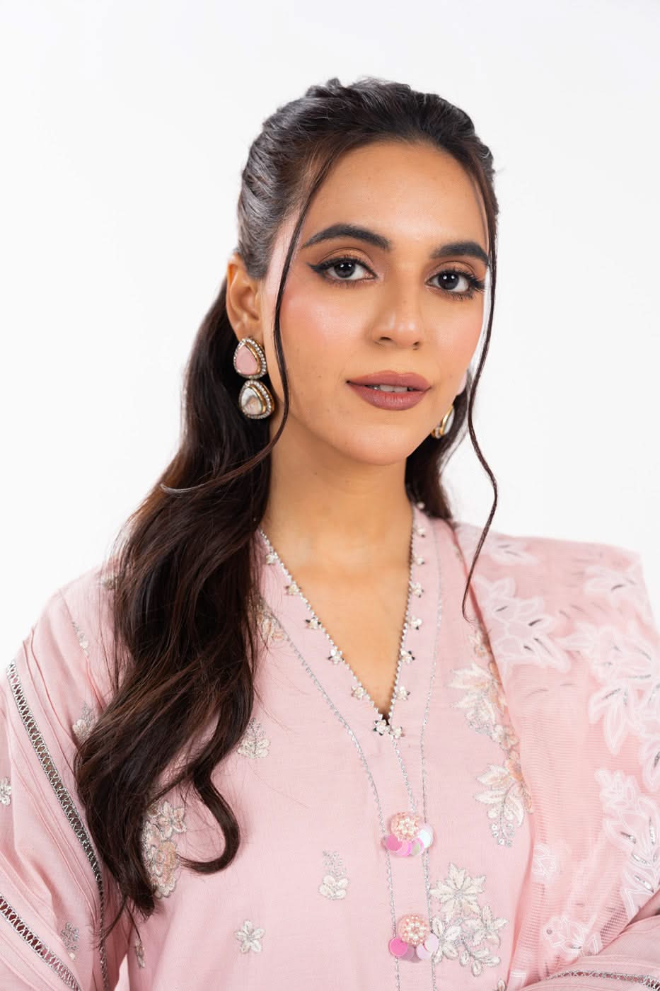 AlKaram | Festive Summer 25 | FC-13F-25-Baby Pink
