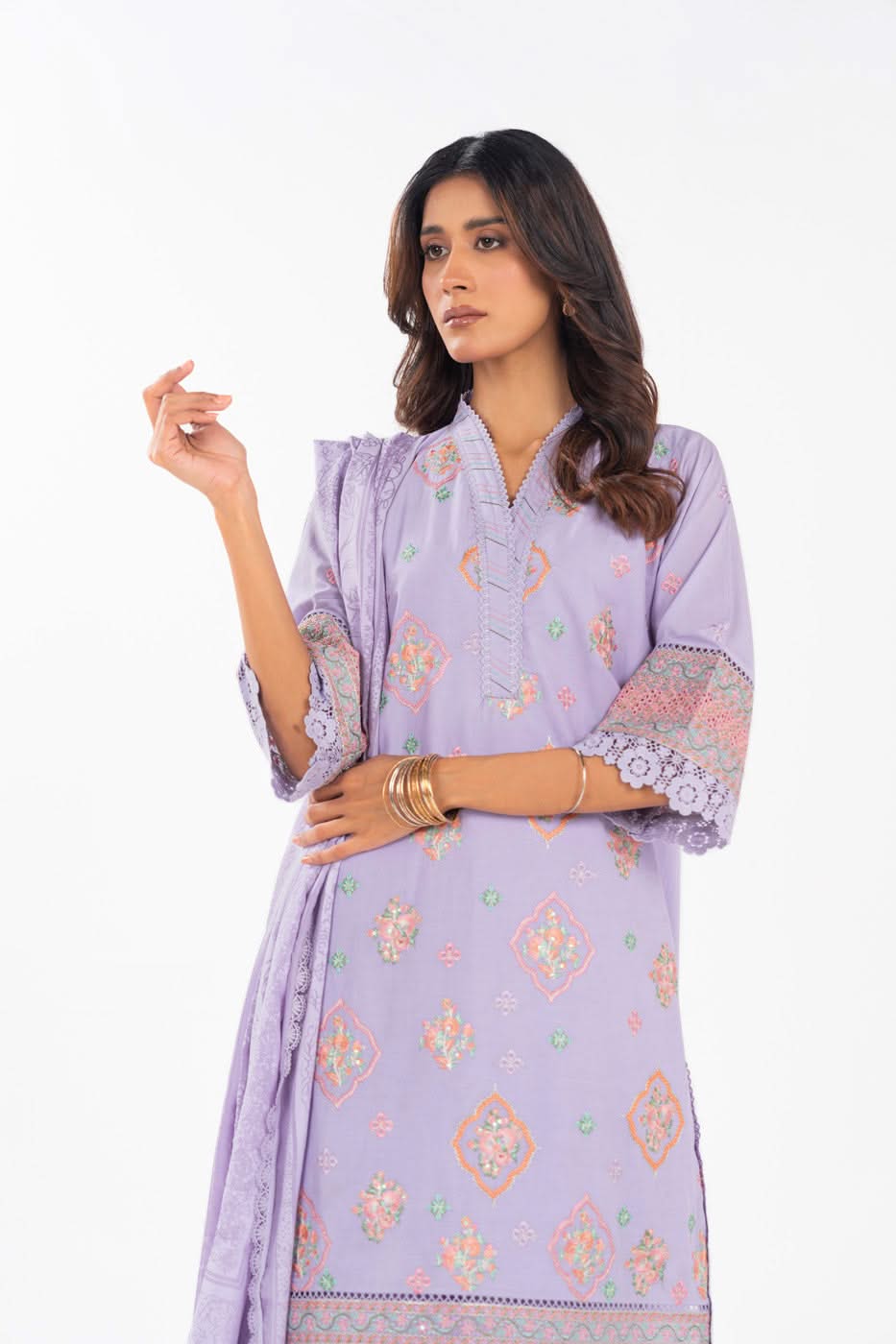 AlKaram | Festive Summer 25 | FC-24J-25-Lavender