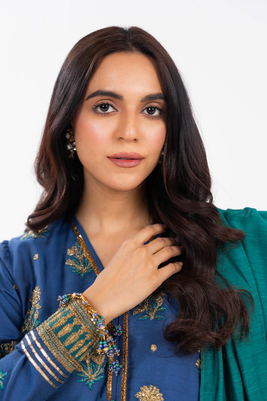 AlKaram | Festive Summer 25 | FC-8D-25-Royal Blue